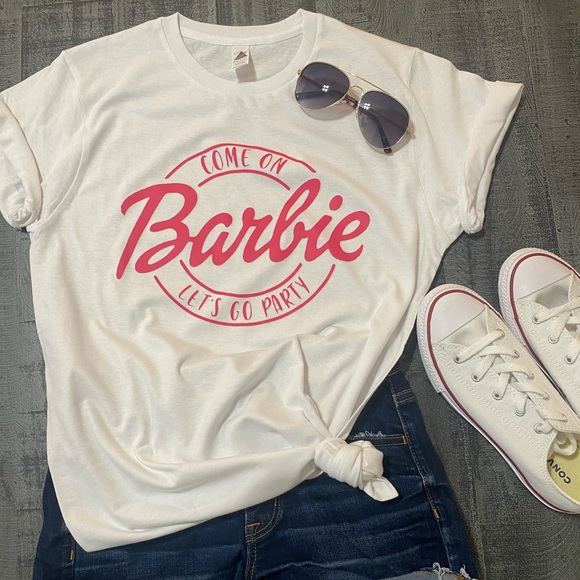 Tops - Come on Barbie Let’s Go Party Graphic T-shirt